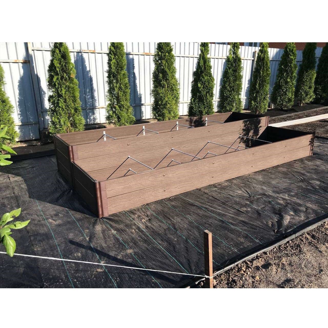 Високі теплі грядки з ДПК для вашої садової ділянки 🌱